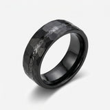 Meteorite Tungsten Ring for Men