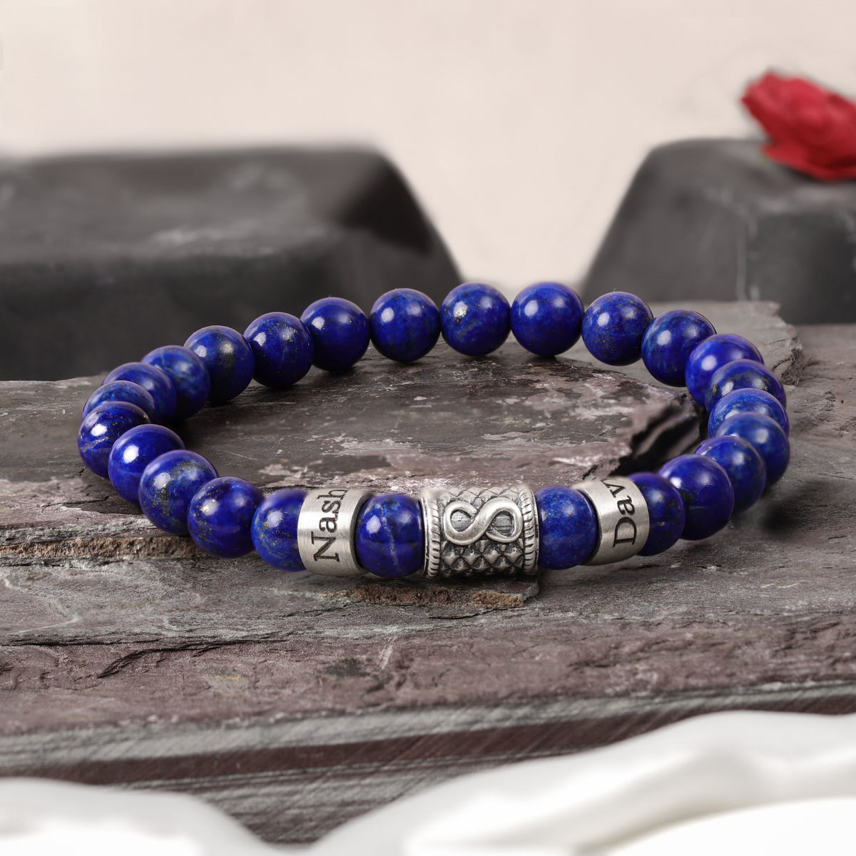 Lapis Lazuli Bracelet Wrap Homme Men's Lapis Lazuli Gemstone