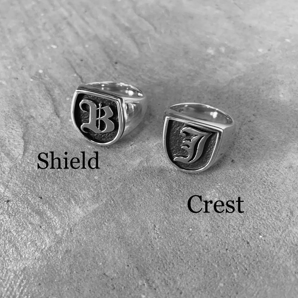 Shapes for Minimalist Silver Signet Ring – Perfect for Stacking or Standalone Wear