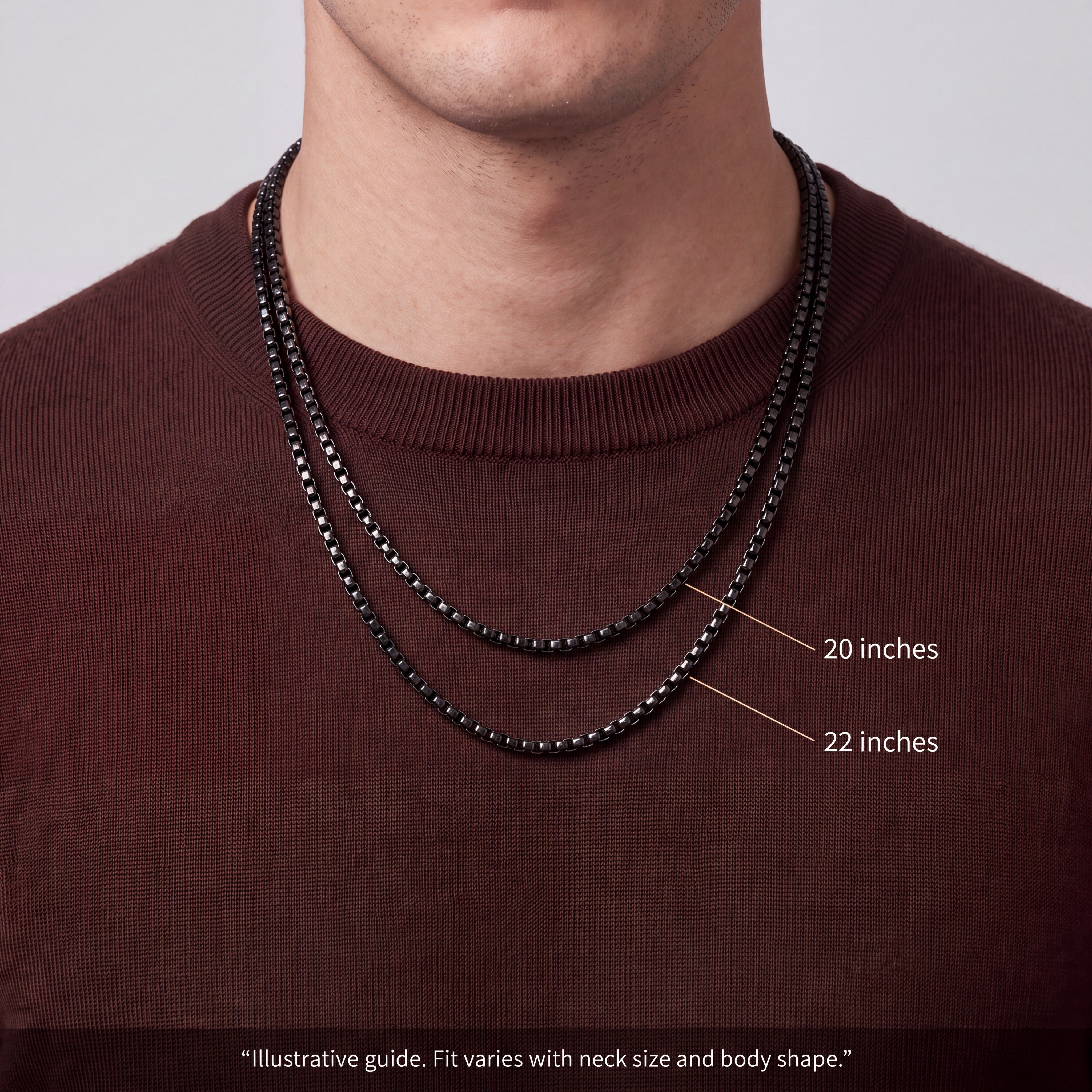 Men’s Black Cross Necklace with Custom Engraving