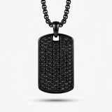 Collier personnalisé pour homme avec accents de diamants