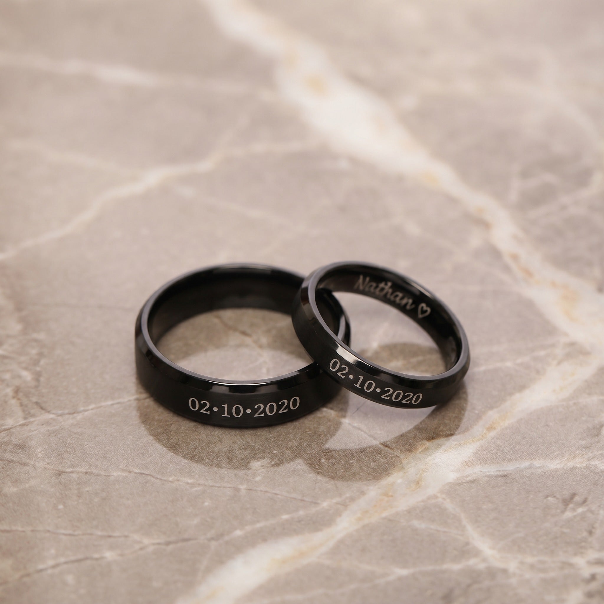 Personalized Matching Rings For Couples