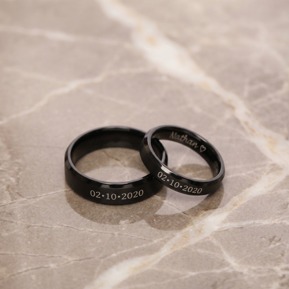 Personalized Matching Rings For Couples
