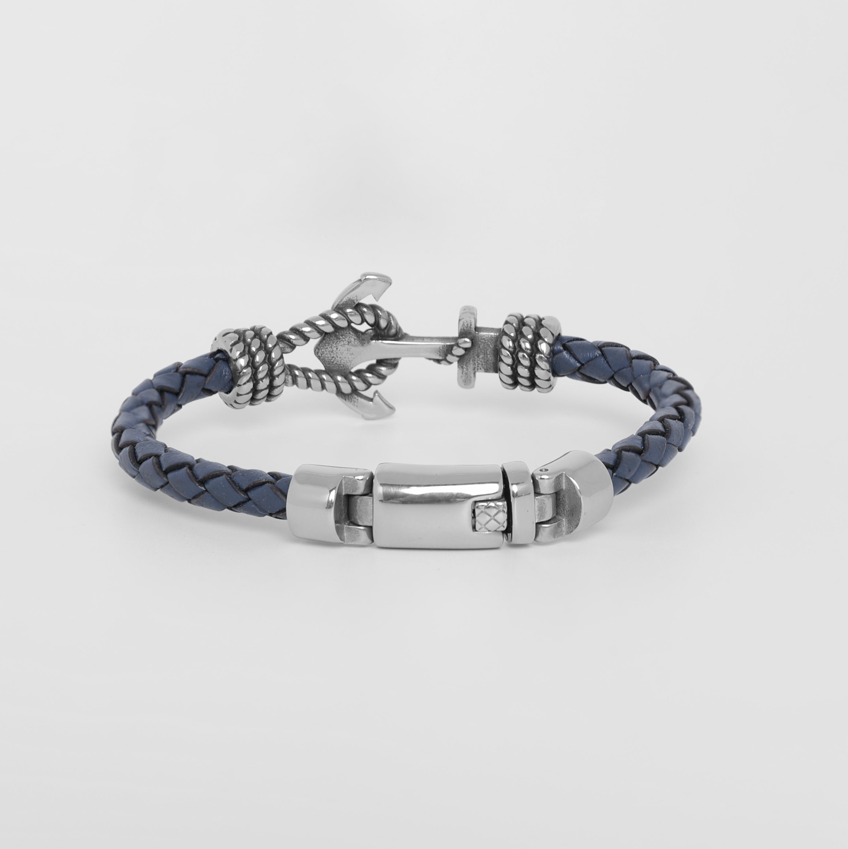 Hold Fast | Men’s Anchor Leather Bracelet