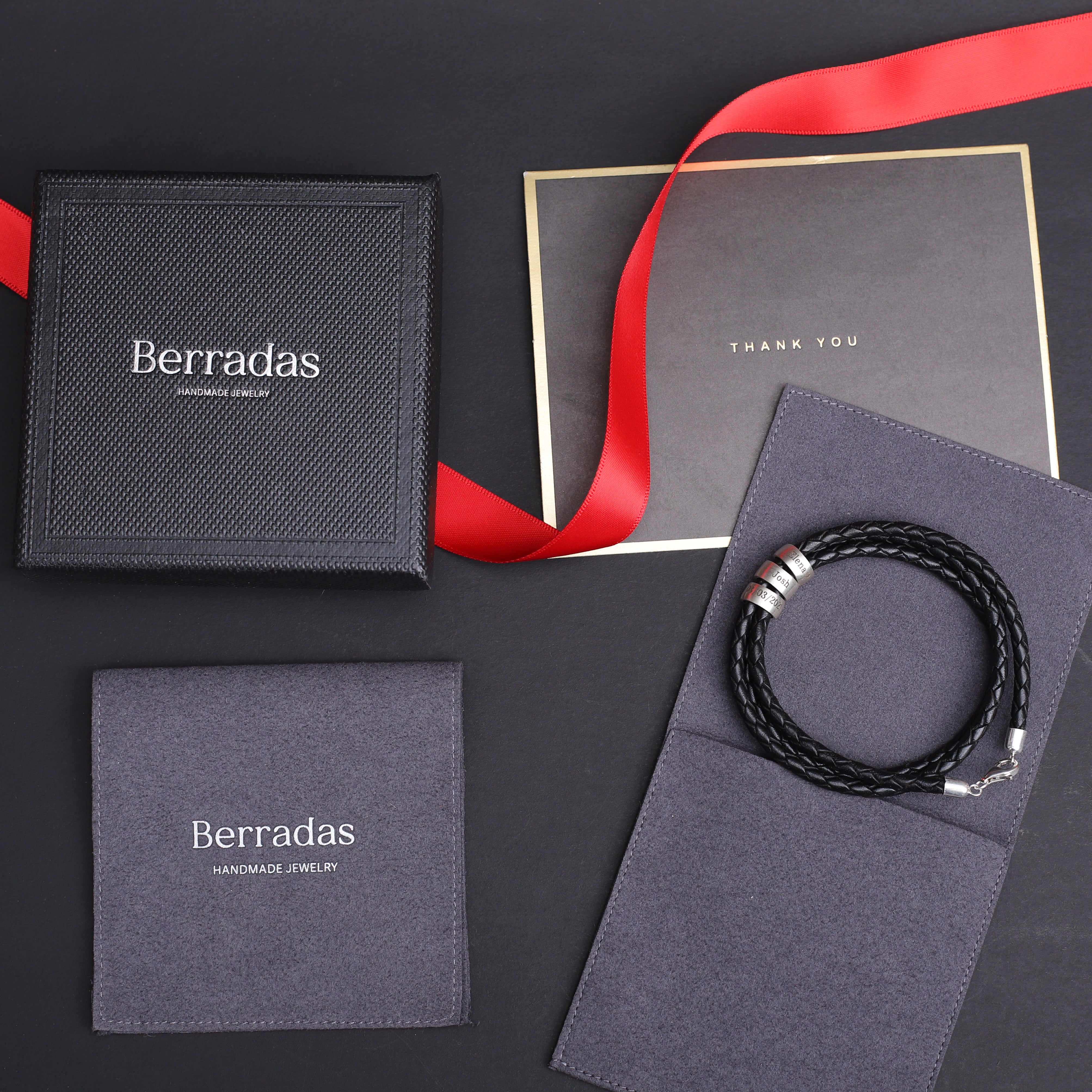 Custom Family Name Bracelet for Men