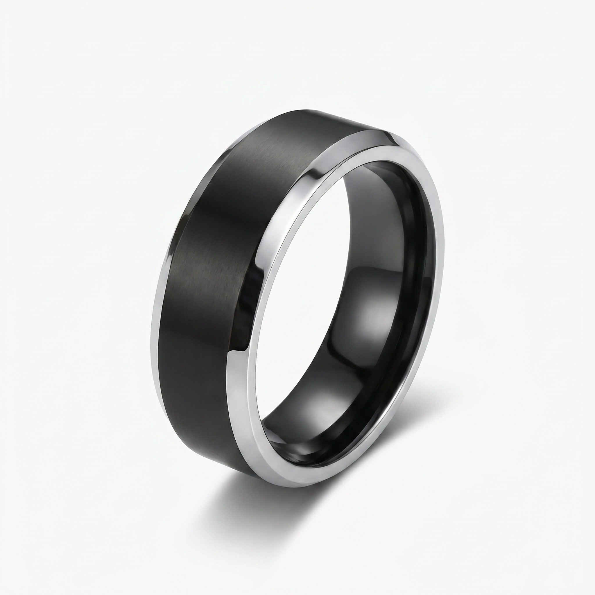 Personalized Men's Wedding Band – Custom Engraved Ring for Him