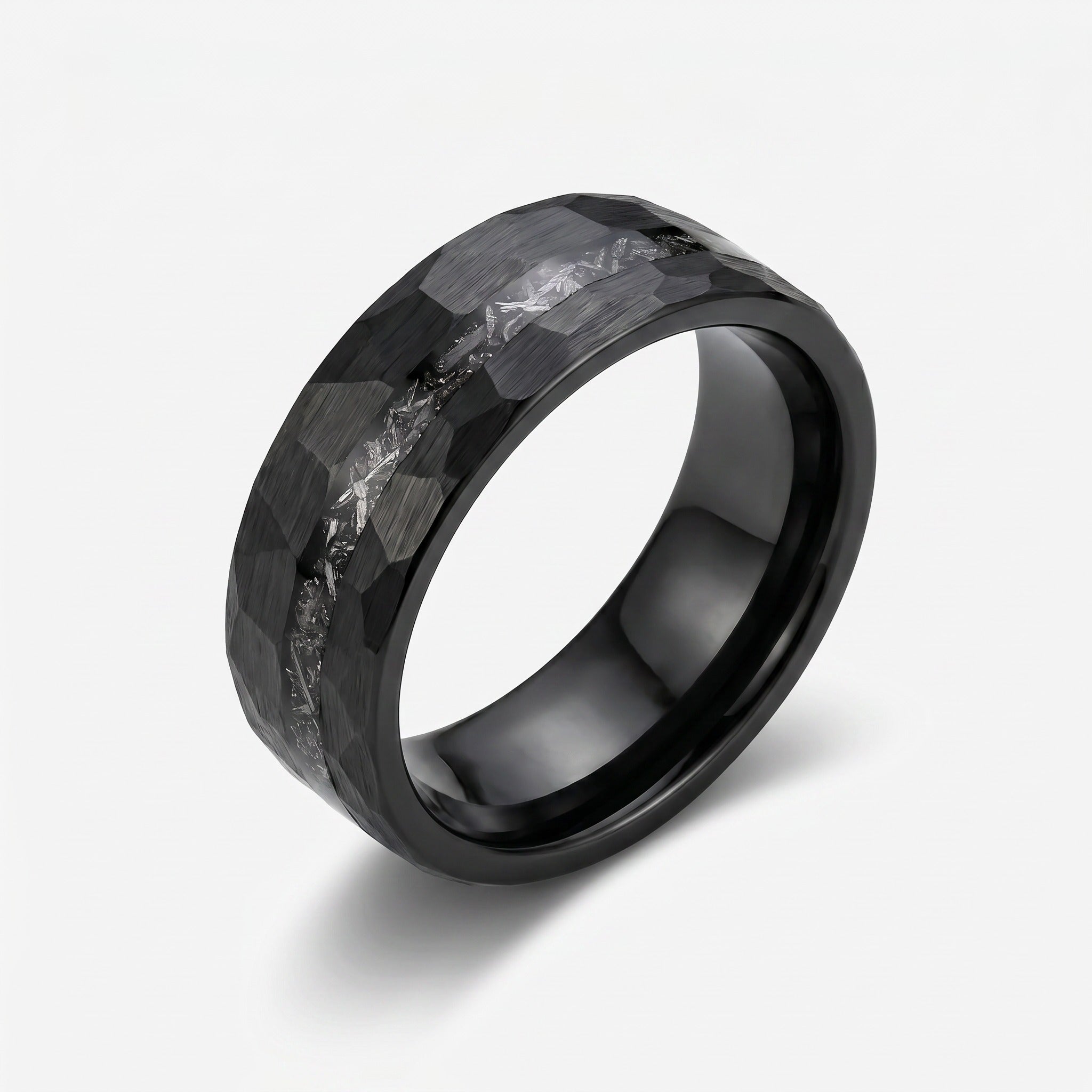 Meteorite Tungsten Ring for Men