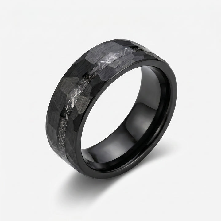 Meteorite Tungsten Ring for Men