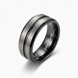 Personalized Promise Silver Ring for Men
