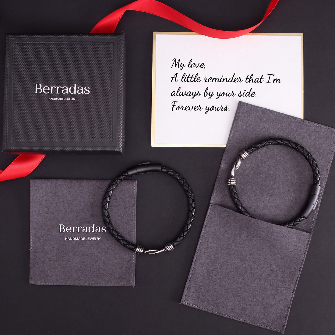 The Eternal Knot — Men's Love Knot Leather Bracelet