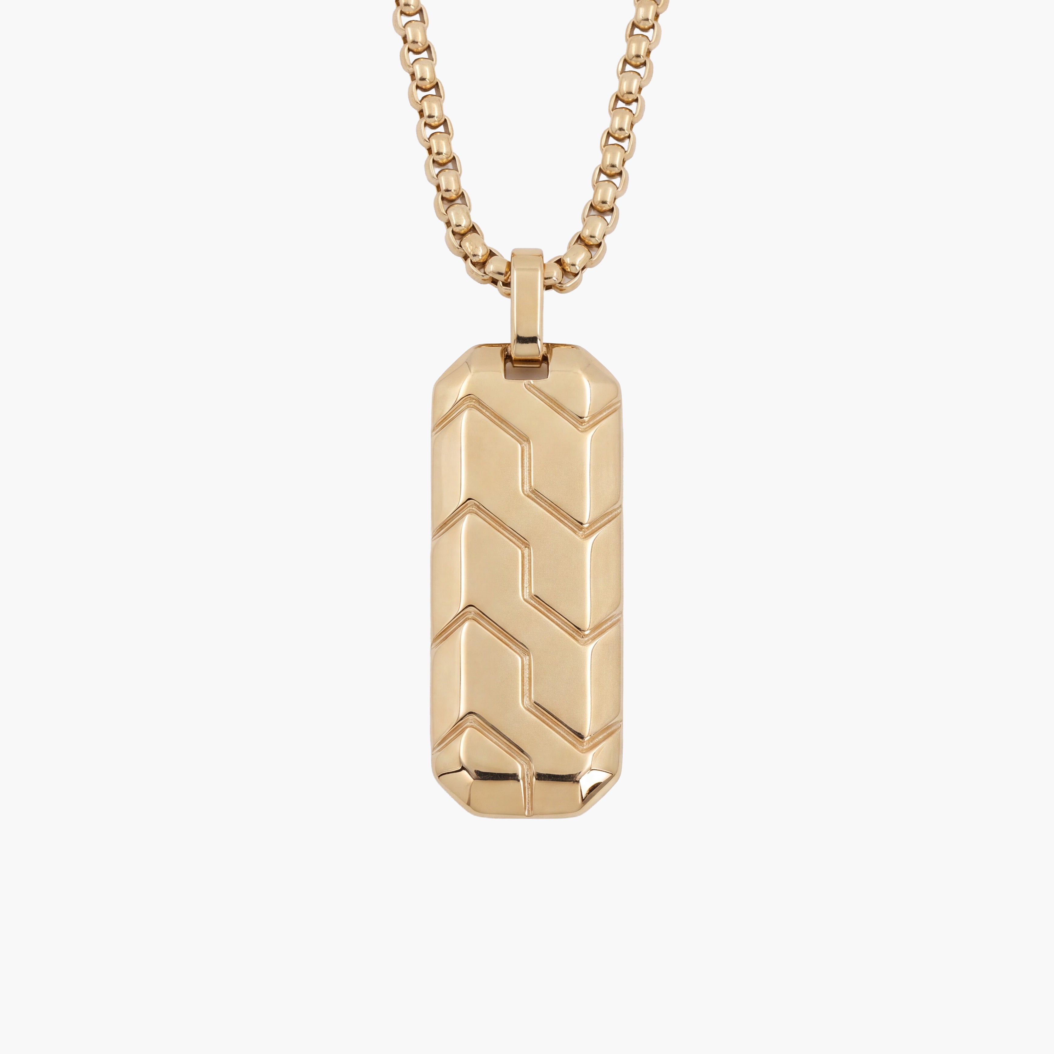 The Interlock: Gold Armor Pendant