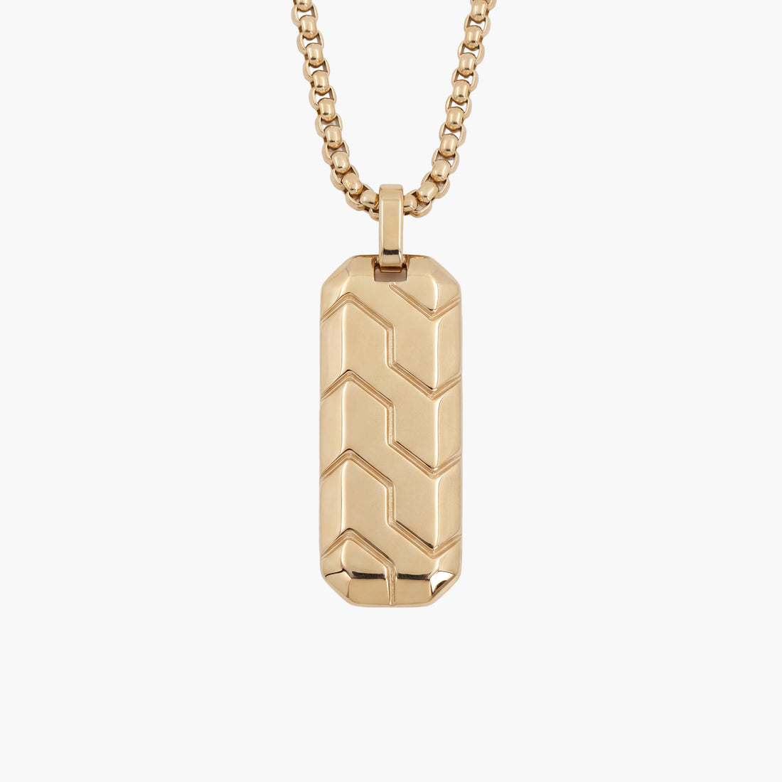 The Interlock: Gold Armor Pendant