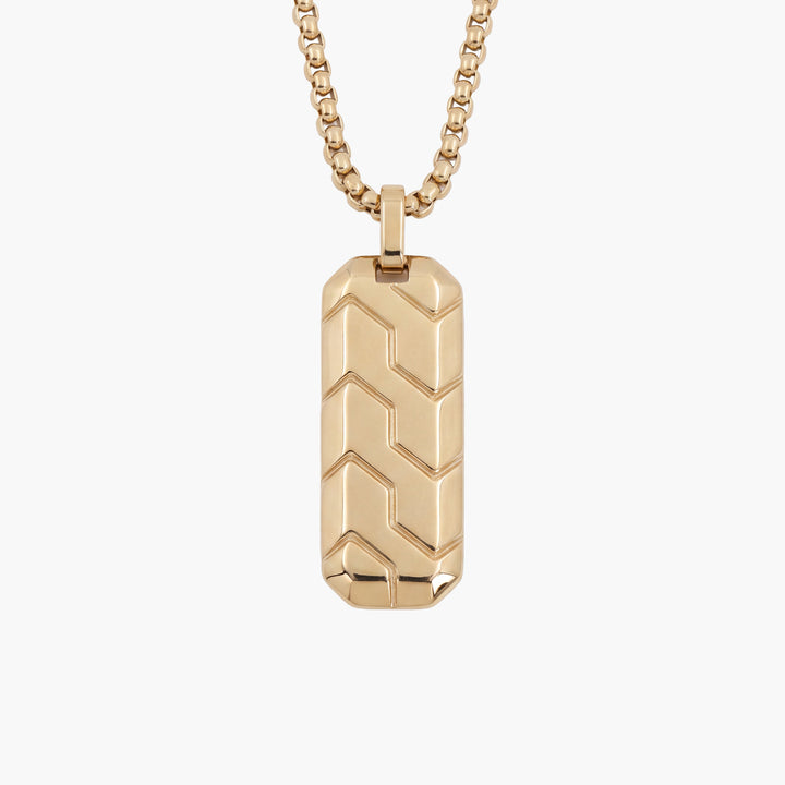 The Interlock: Gold Armor Pendant