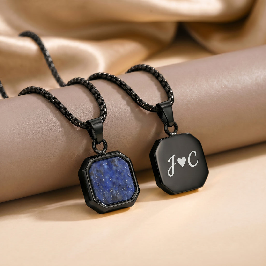 Lapis Lazuli Men’s Pendant Necklace