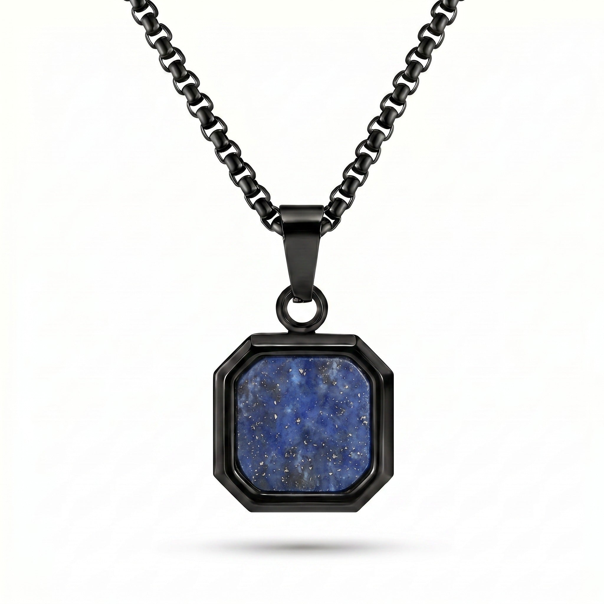 Lapis Lazuli Men’s Pendant Necklace