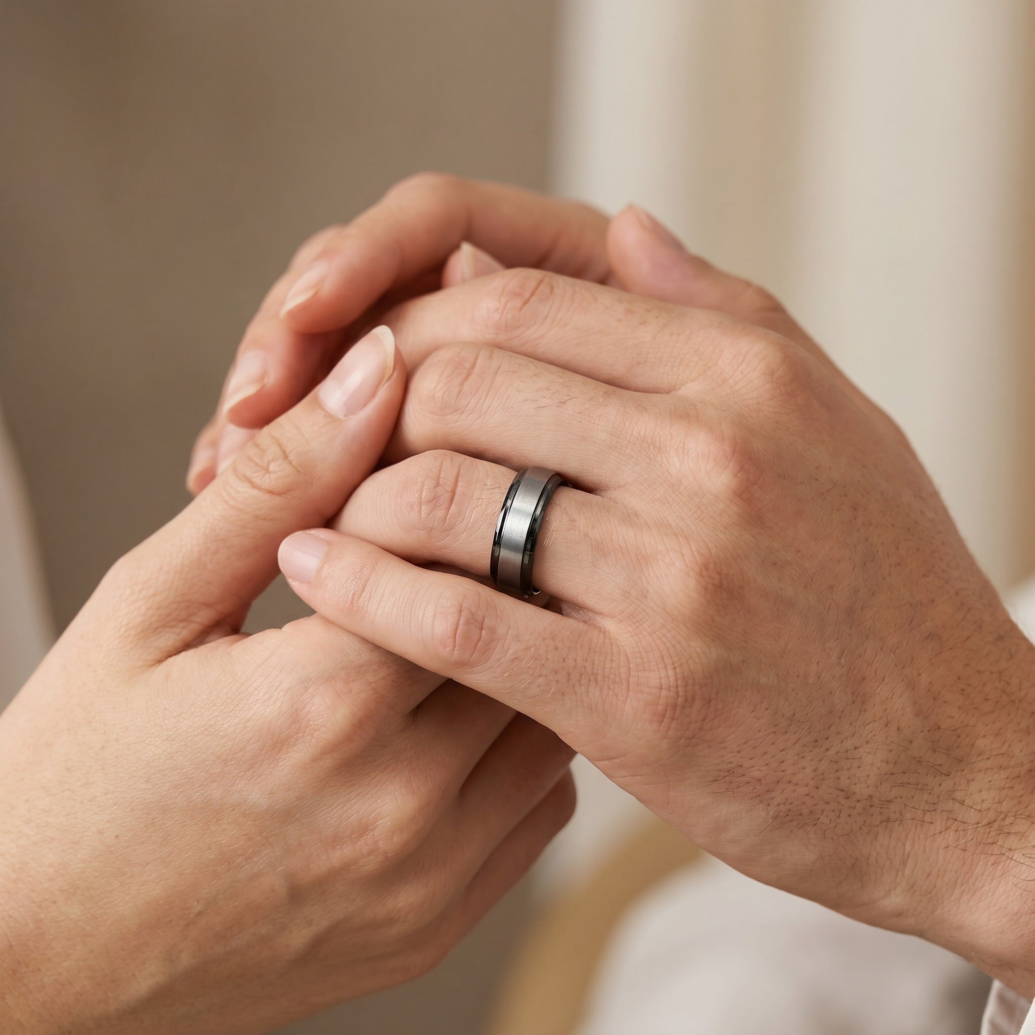 Men's Promise Ring with Custom Engraving