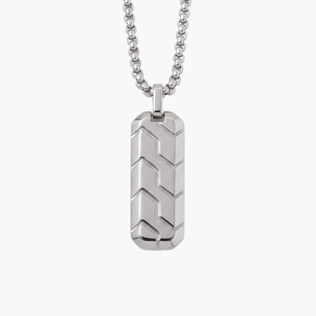 Engraved Tag Necklace for Men – Personalized Gift Pendant