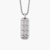 Engraved Tag Necklace for Men – Personalized Gift Pendant