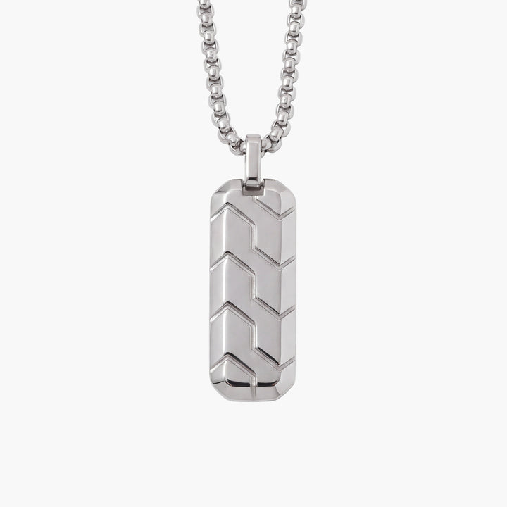 Engraved Tag Necklace for Men – Personalized Gift Pendant