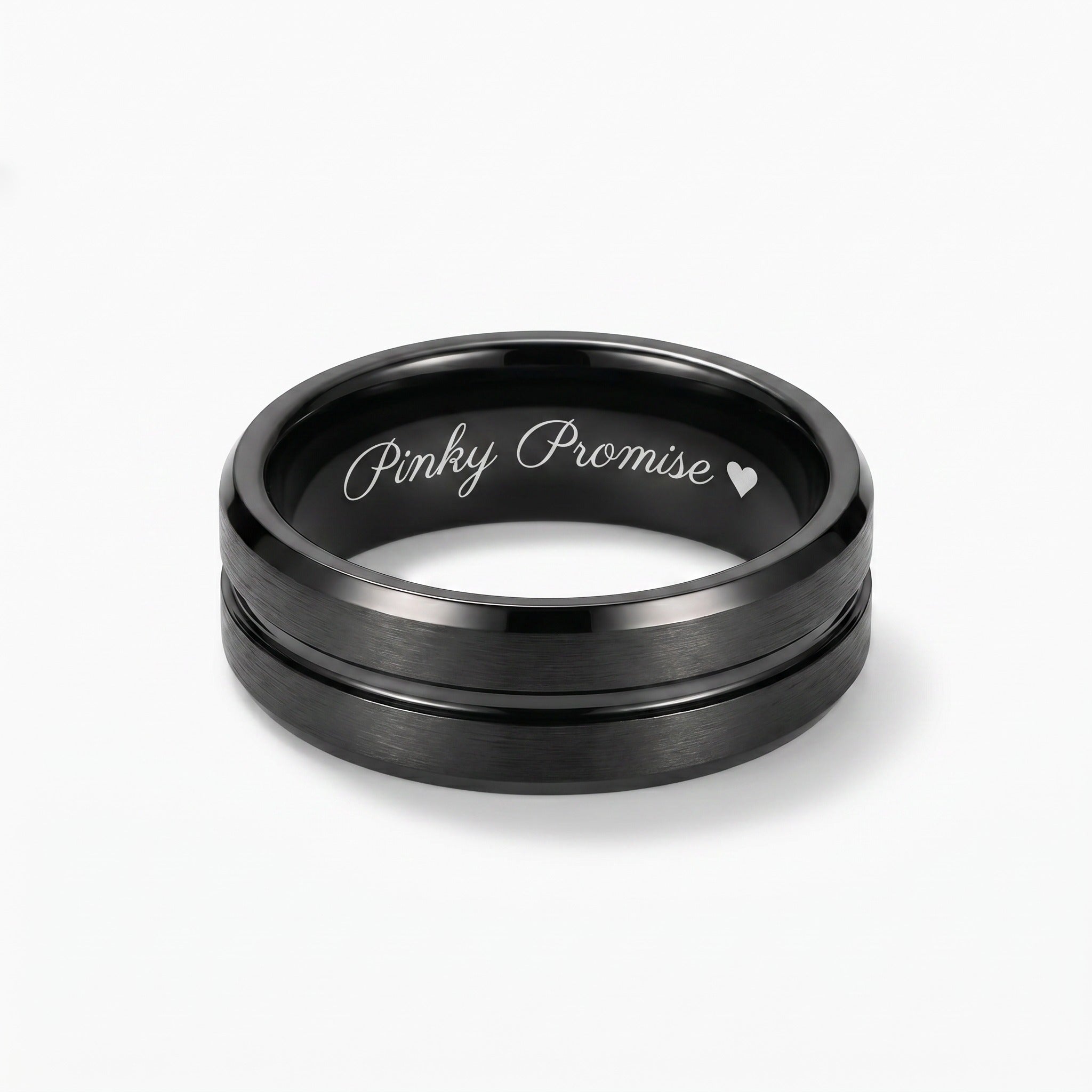 Promise Ring for Husband with Custom Engraving