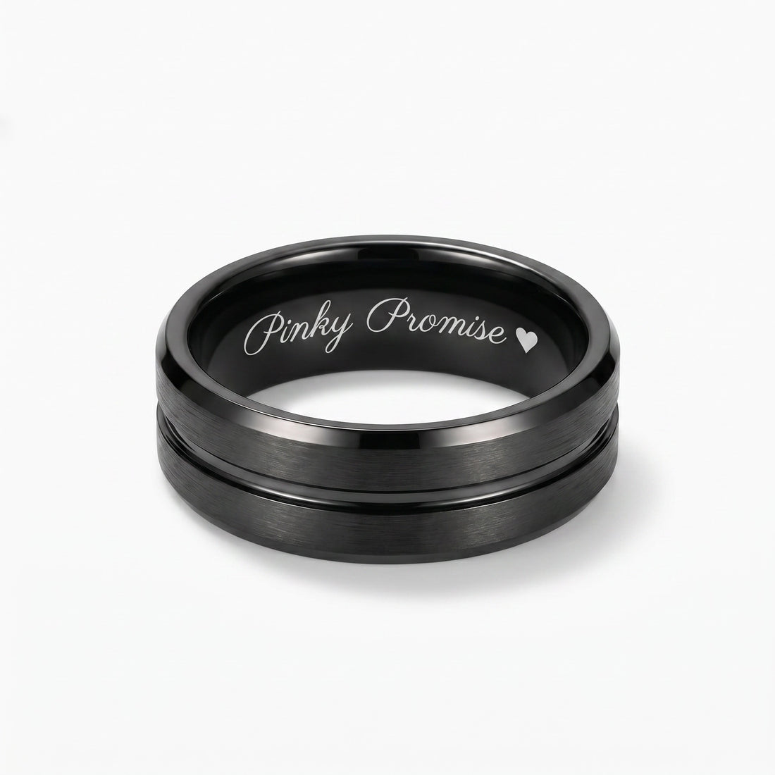 Promise Ring for Husband with Custom Engraving