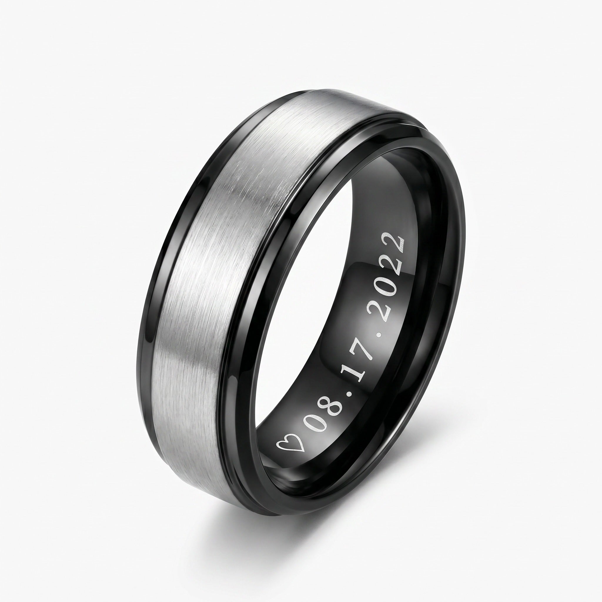 Men's Promise Ring with Custom Engraving