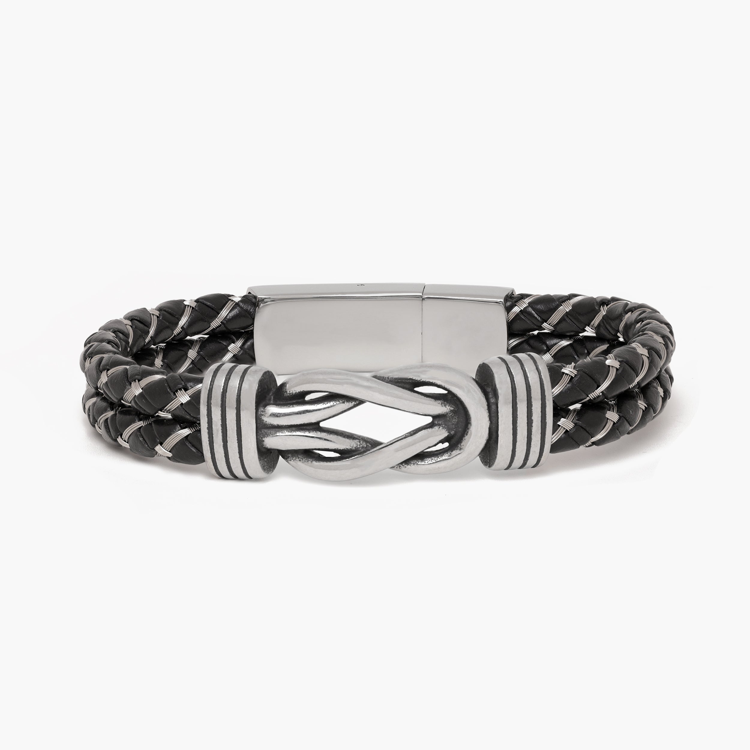 Eternal Knot Leather Bracelet for Men