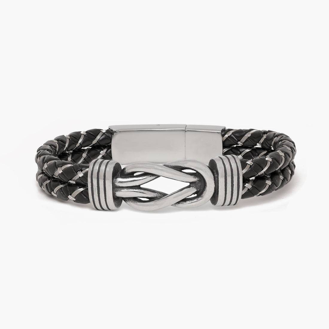 Eternal Knot Leather Bracelet for Men