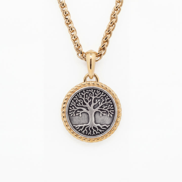 Personalized Tree of Life Necklace for Men